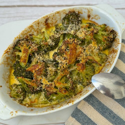 Brócolis gratinado